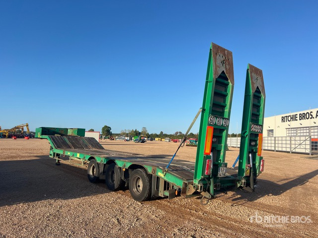 2006 ACTM S46315 Semi-Remorque Porte-Engins 3 Es ... Lowboy Trailer - Semi-remorque surbaissé: photos 4 2006 ACTM S46315 Semi-Remorque Porte-Engins 3 Es ... Lowboy Trailer - Semi-remorque surbaissé: photos 4