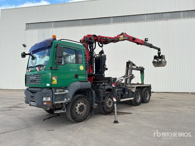 2006 MAN TGA 35.350 8x4 Camion Ampliroll Grue Palfi ... Roll-Off Truck - Camion ampliroll, Camion grue: photos 3 2006 MAN TGA 35.350 8x4 Camion Ampliroll Grue Palfi ... Roll-Off Truck - Camion ampliroll, Camion grue: photos 3
