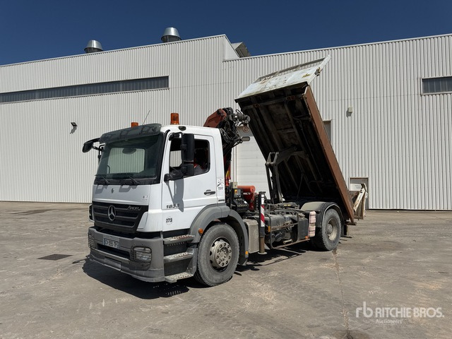 2008 Mercedes Axor 1833 2008 Palfinger PK15500 6100 kg ... Dump Truck with Crane - Broyeur/ Épareuse: photos 3 2008 Mercedes Axor 1833 2008 Palfinger PK15500 6100 kg ... Dump Truck with Crane - Broyeur/ Épareuse: photos 3