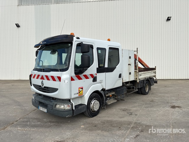2008 Renault Midlum 220DXi 2008 Palfinger PK2700A on 4x2 C ... Flatbed Truck with Crane - Camion plateau, Camion grue: photos 2 2008 Renault Midlum 220DXi 2008 Palfinger PK2700A on 4x2 C ... Flatbed Truck with Crane - Camion plateau, Camion grue: photos 2