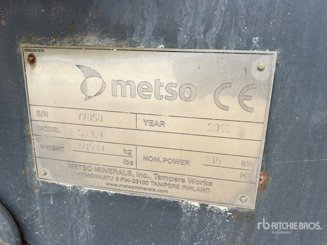 2012 Metso ST3.8 Tracked Screen Plant - Crible: photos 2 2012 Metso ST3.8 Tracked Screen Plant - Crible: photos 2