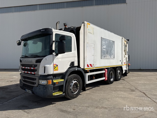 2012 Scania P 280 6x2 Camion Benne A Ordures Mena ... Waste Collection Truck - Benne à ordures ménagères: photos 1 2012 Scania P 280 6x2 Camion Benne A Ordures Mena ... Waste Collection Truck - Benne à ordures ménagères: photos 1