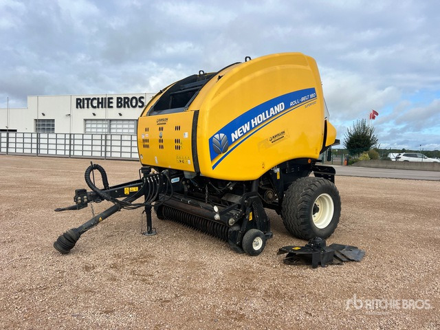 2015 New Holland Roll Belt 180 Presse A Balle Ronde Sur Essieu S/A Round Baler - Presse à balles rondes: photos 1 2015 New Holland Roll Belt 180 Presse A Balle Ronde Sur Essieu S/A Round Baler - Presse à balles rondes: photos 1