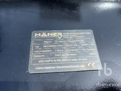 HAENER HHG8240-P90A 2400 mm Hydraulic Tilting Tilt ... - Godet pour pelle: photos 5 HAENER HHG8240-P90A 2400 mm Hydraulic Tilting Tilt ... - Godet pour pelle: photos 5
