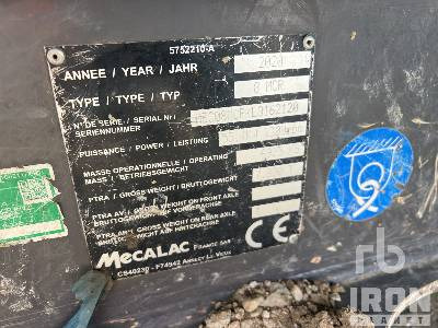 MECALAC 8MCR - Pelle sur chenille: photos 5 MECALAC 8MCR - Pelle sur chenille: photos 5