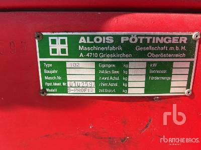 POTTINGER S-PROF12 Remorque Auto-Chargeuse - Autochargeuse: photos 5 POTTINGER S-PROF12 Remorque Auto-Chargeuse - Autochargeuse: photos 5