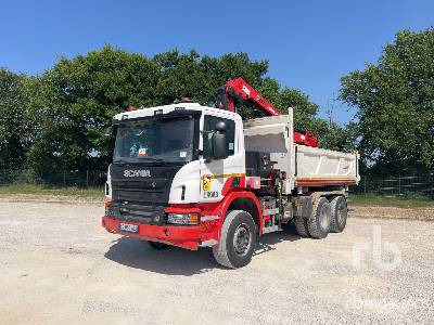 SCANIA P410 2016 Hiab X-Hiduo 188E-3 5200 k ... - Camion benne, Camion grue: photos 1 SCANIA P410 2016 Hiab X-Hiduo 188E-3 5200 k ... - Camion benne, Camion grue: photos 1