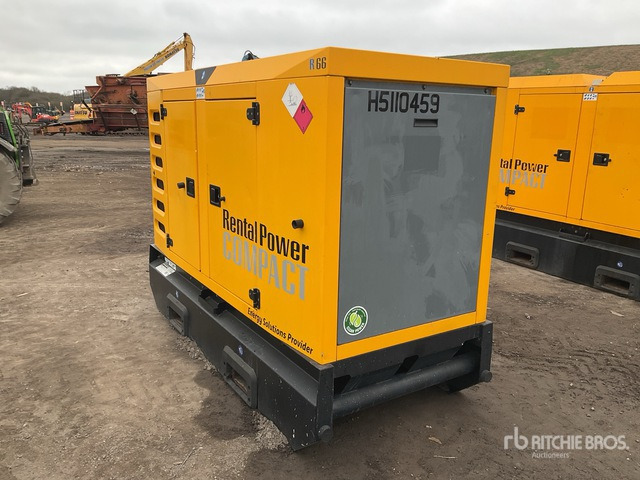 2016 Sdmo R66 66 kVA Skid-Mounted Generator Set - Groupe électrogène: photos 2 2016 Sdmo R66 66 kVA Skid-Mounted Generator Set - Groupe électrogène: photos 2