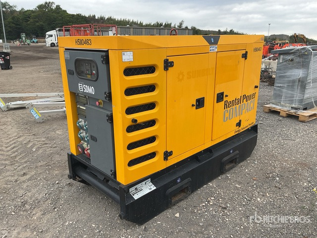 2016 Sdmo R66C3 60 kVA Skid-Mounted Generator Set - Groupe électrogène: photos 1 2016 Sdmo R66C3 60 kVA Skid-Mounted Generator Set - Groupe électrogène: photos 1