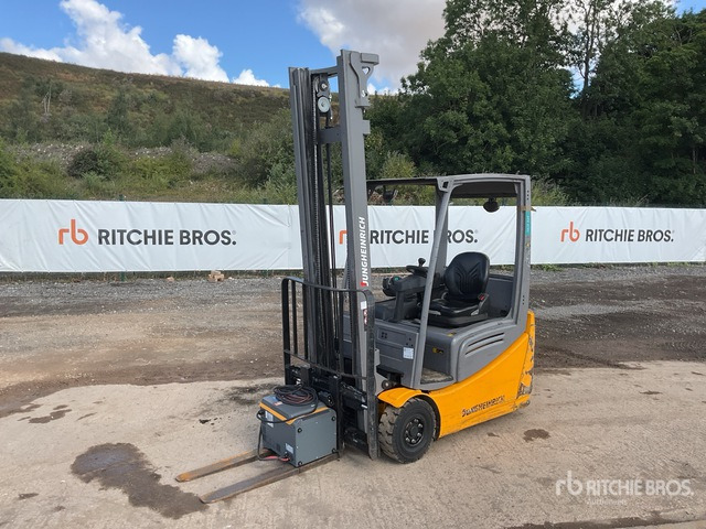 2019 Jungheinrich EFG216K 1600 kg 3 Wheel Electric Forklift - Chariot élévateur électrique: photos 4 2019 Jungheinrich EFG216K 1600 kg 3 Wheel Electric Forklift - Chariot élévateur électrique: photos 4