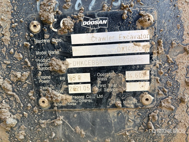 2021 Doosan DX140LC-5 Tracked Excavator - Pelle sur chenille: photos 1 2021 Doosan DX140LC-5 Tracked Excavator - Pelle sur chenille: photos 1