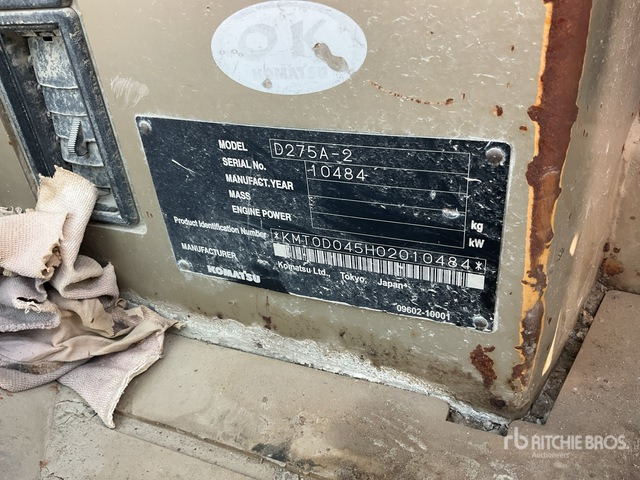 2005 Komatsu D275A-2 - Bulldozer: photos 1 2005 Komatsu D275A-2 - Bulldozer: photos 1