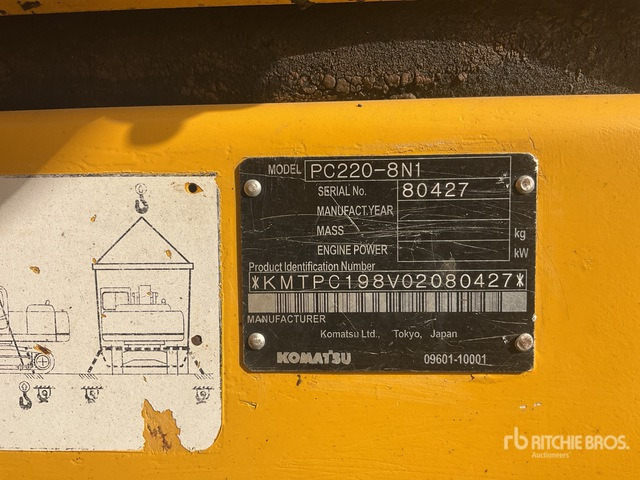 2013 Komatsu PC220-8N1 Tracked Excavator - Pelle sur chenille: photos 1 2013 Komatsu PC220-8N1 Tracked Excavator - Pelle sur chenille: photos 1