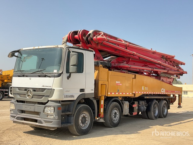 2019 Mercedes Benz Actros 4144 2019 Sany SYM5449THB 56 m on 8x ... Concrete Pump Truck - Camion pompe: photos 2 2019 Mercedes Benz Actros 4144 2019 Sany SYM5449THB 56 m on 8x ... Concrete Pump Truck - Camion pompe: photos 2