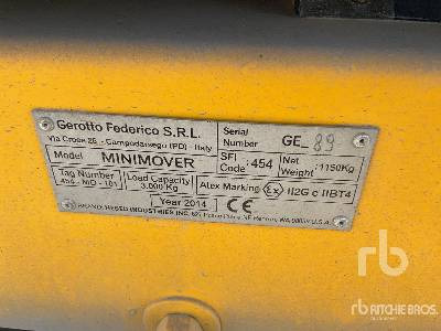 GEROTTO FEDERICO MINIMOVER Crawler Hydraulic (Unused) - Nacelle ciseaux: photos 5 GEROTTO FEDERICO MINIMOVER Crawler Hydraulic (Unused) - Nacelle ciseaux: photos 5