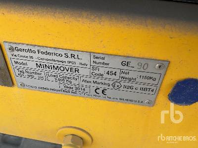 GEROTTO FEDERICO MINIMOVER Crawler Hydraulic (Unused) - Nacelle ciseaux: photos 5 GEROTTO FEDERICO MINIMOVER Crawler Hydraulic (Unused) - Nacelle ciseaux: photos 5