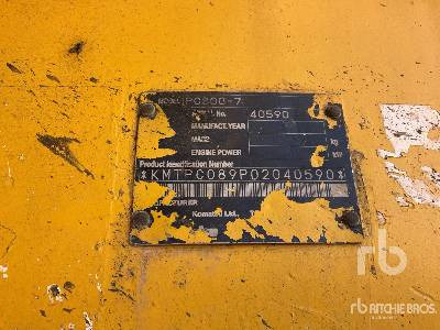 KOMATSU PC800-7 - Pelle sur chenille: photos 4 KOMATSU PC800-7 - Pelle sur chenille: photos 4
