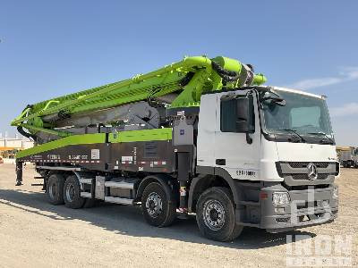 MERCEDES-BENZ ACTROS 4141 2018 Zoomlion 56X-6RZ 56 m on 8 ... - Camion pompe: photos 4 MERCEDES-BENZ ACTROS 4141 2018 Zoomlion 56X-6RZ 56 m on 8 ... - Camion pompe: photos 4