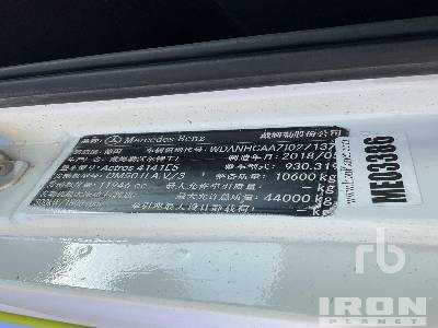 MERCEDES-BENZ ACTROS 4141 2018 Zoomlion 56X-6RZ 56 m on 8 ... - Camion pompe: photos 5 MERCEDES-BENZ ACTROS 4141 2018 Zoomlion 56X-6RZ 56 m on 8 ... - Camion pompe: photos 5