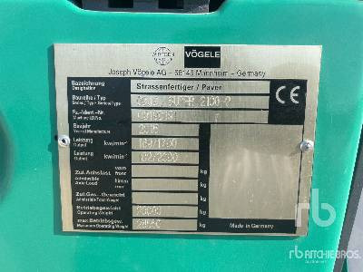 VOGELE SUPER S2100-2 Track - Finisseur: photos 5 VOGELE SUPER S2100-2 Track - Finisseur: photos 5