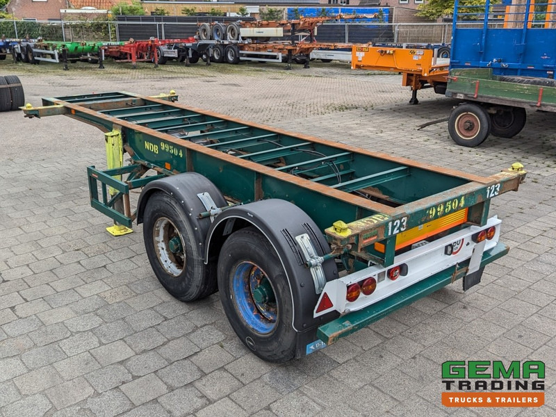 Flandria OP CC 2A 2-Assen ROR DrumBrakes - Steel Suspension - 3110KG - 20FT (O1915) - Semi-remorque porte-conteneur/ Caisse mobile: photos 2 Flandria OP CC 2A 2-Assen ROR DrumBrakes - Steel Suspension - 3110KG - 20FT (O1915) - Semi-remorque porte-conteneur/ Caisse mobile: photos 2