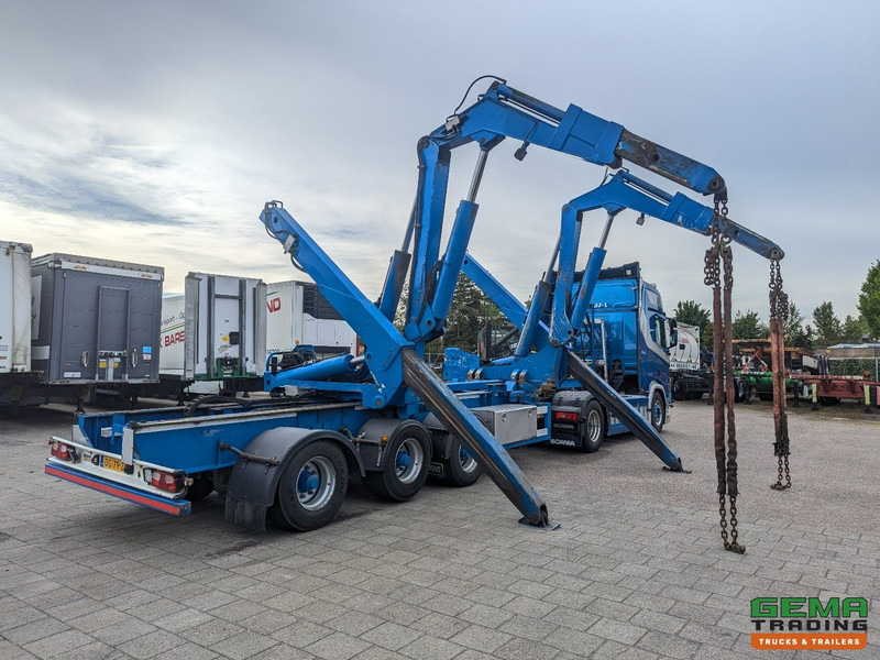 HAMMAR 151 HL 3-Assen - SideLoader36T - ContainerStacking - Gooseneck - Extended Boom - Afstandbediening - Semi-remorque porte-conteneur/ Caisse mobile: photos 1 HAMMAR 151 HL 3-Assen - SideLoader36T - ContainerStacking - Gooseneck - Extended Boom - Afstandbediening - Semi-remorque porte-conteneur/ Caisse mobile: photos 1