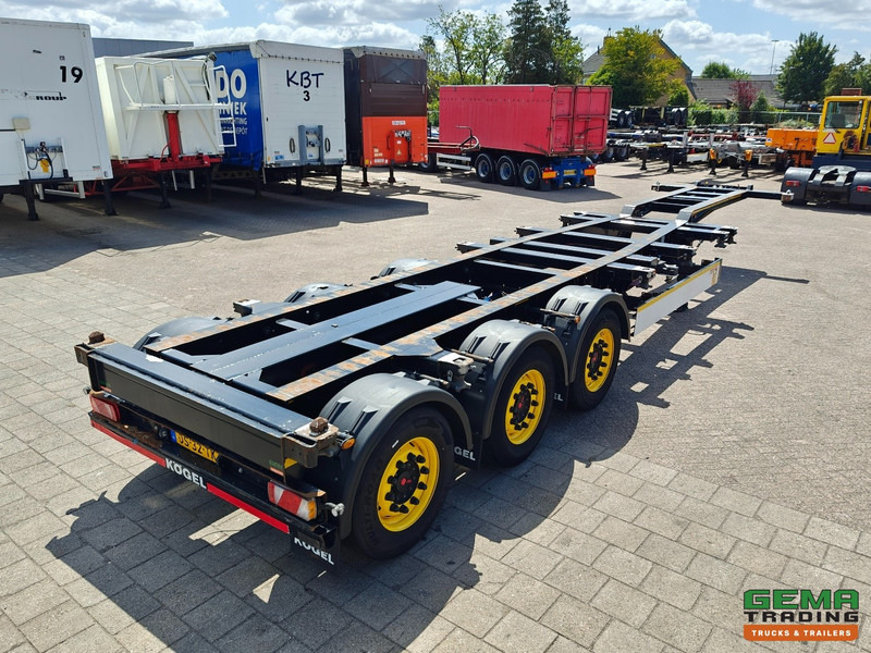 Kögel PORT 40 SIMPLEX 20 3-Assen SAF - Schijfremmen - 2x20FT/30FT/40FT - Achterschuiver - Semi-remorque porte-conteneur/ Caisse mobile: photos 5 Kögel PORT 40 SIMPLEX 20 3-Assen SAF - Schijfremmen - 2x20FT/30FT/40FT - Achterschuiver - Semi-remorque porte-conteneur/ Caisse mobile: photos 5