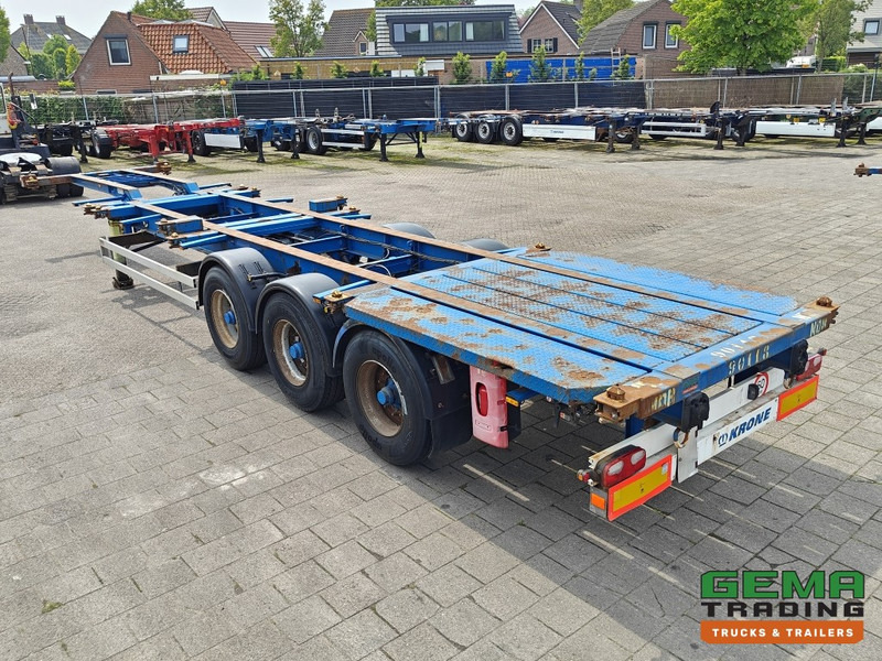 Krone SDC 27 3 assen BPW - DrumBrakes - 5340KG - 2x 20FT 1x 30FT 1x40FT - NL kenteken - Semi-remorque porte-conteneur/ Caisse mobile: photos 3 Krone SDC 27 3 assen BPW - DrumBrakes - 5340KG - 2x 20FT 1x 30FT 1x40FT - NL kenteken - Semi-remorque porte-conteneur/ Caisse mobile: photos 3