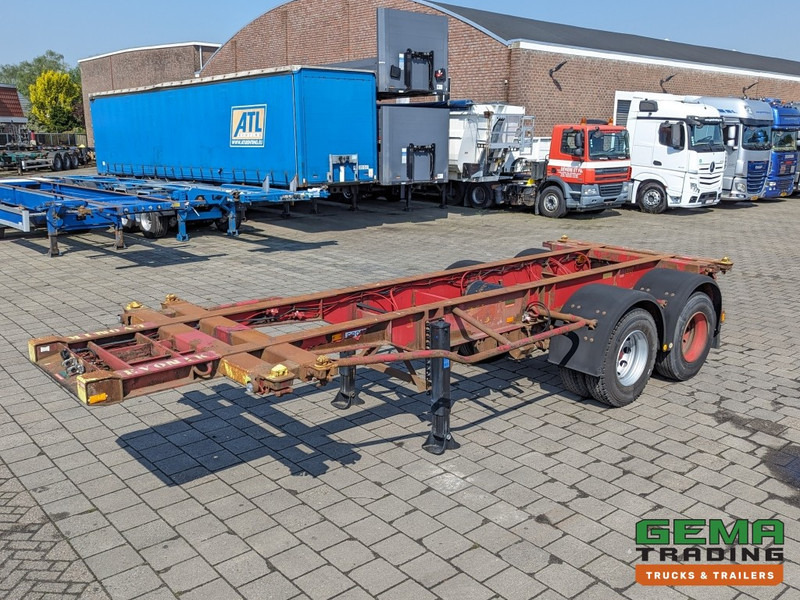 Krone SZC 20FT 2-Assen ROR - STEEL Suspension - DOUBLE tires - DrumBrakes (O1869) - Semi-remorque porte-conteneur/ Caisse mobile: photos 2 Krone SZC 20FT 2-Assen ROR - STEEL Suspension - DOUBLE tires - DrumBrakes (O1869) - Semi-remorque porte-conteneur/ Caisse mobile: photos 2
