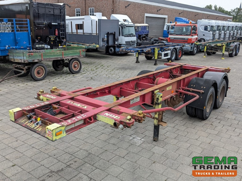 Krone SZC 20FT 2-Assen ROR - STEEL Suspension - DOUBLE tires - DrumBrakes (O1916) - Semi-remorque porte-conteneur/ Caisse mobile: photos 4 Krone SZC 20FT 2-Assen ROR - STEEL Suspension - DOUBLE tires - DrumBrakes (O1916) - Semi-remorque porte-conteneur/ Caisse mobile: photos 4
