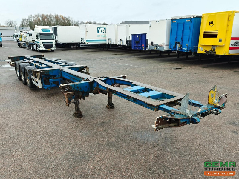 Pacton T3-010 3-Assen BPW - MULTI - Trommelremmen - LiftAs - 3x Uitschuifbaar - 11/2026 APK - Semi-remorque porte-conteneur/ Caisse mobile: photos 5 Pacton T3-010 3-Assen BPW - MULTI - Trommelremmen - LiftAs - 3x Uitschuifbaar - 11/2026 APK - Semi-remorque porte-conteneur/ Caisse mobile: photos 5