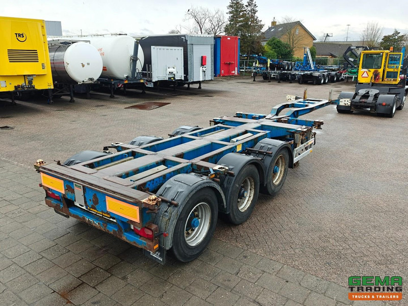 Pacton T3-010 3-Assen BPW - MULTI - Trommelremmen - LiftAs - 3x Uitschuifbaar - 11/2026 APK - Semi-remorque porte-conteneur/ Caisse mobile: photos 1 Pacton T3-010 3-Assen BPW - MULTI - Trommelremmen - LiftAs - 3x Uitschuifbaar - 11/2026 APK - Semi-remorque porte-conteneur/ Caisse mobile: photos 1