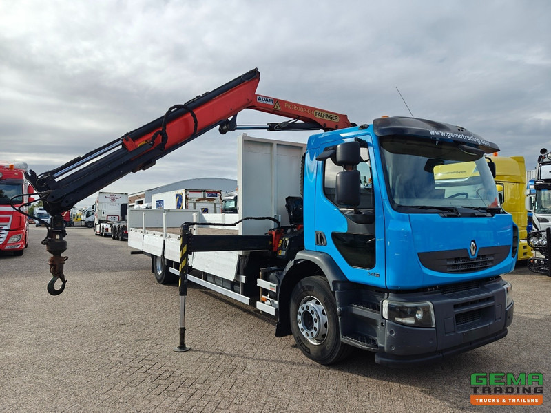 Renault Premium Lander 340 4x2 Dagcab Euro5 - Retarder - Open Laadbak 7.8M + Palfinger PK12002-EH - RadioGrafisch - Camion plateau, Camion grue: photos 3 Renault Premium Lander 340 4x2 Dagcab Euro5 - Retarder - Open Laadbak 7.8M + Palfinger PK12002-EH - RadioGrafisch - Camion plateau, Camion grue: photos 3