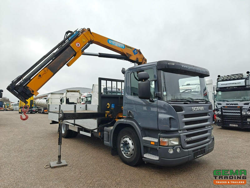 Scania P230 4x2 Dagcab Euro3 - Open LaadBak 5.9M + Effer 115CL/3S - RadioGrafisch - HH Vloer - 09/2026 APK - Camion plateau, Camion grue: photos 2 Scania P230 4x2 Dagcab Euro3 - Open LaadBak 5.9M + Effer 115CL/3S - RadioGrafisch - HH Vloer - 09/2026 APK - Camion plateau, Camion grue: photos 2
