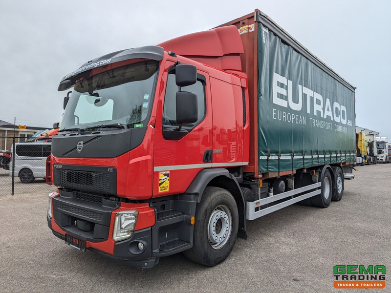 Volvo FE 320 6x2 Slaapcab Euro6 - BDF / SchuifzeilenBak 7.6M + Laadklep 1500KG - Rongpotten/Rongen - Camion à rideaux coulissants: photos 1 Volvo FE 320 6x2 Slaapcab Euro6 - BDF / SchuifzeilenBak 7.6M + Laadklep 1500KG - Rongpotten/Rongen - Camion à rideaux coulissants: photos 1
