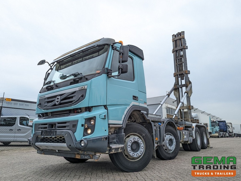 Volvo FMX410 8x4 /4 Daycab Euro5 - Haakarm 25T - CementSilo - RadioGrafisch - Hydr. Steunpoten - NaafReductie - Camion ampliroll: photos 1 Volvo FMX410 8x4 /4 Daycab Euro5 - Haakarm 25T - CementSilo - RadioGrafisch - Hydr. Steunpoten - NaafReductie - Camion ampliroll: photos 1