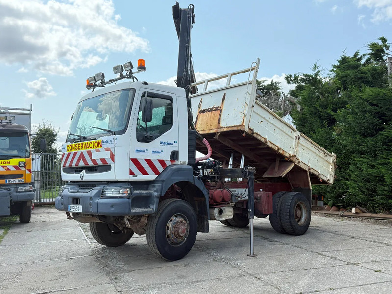 Renault Kerax 400 4X4 Tipper + Hiab 085 Spring/Spring EURO 2 ZF Manual Gearbox - Camion benne, Camion grue: photos 2 Renault Kerax 400 4X4 Tipper + Hiab 085 Spring/Spring EURO 2 ZF Manual Gearbox - Camion benne, Camion grue: photos 2
