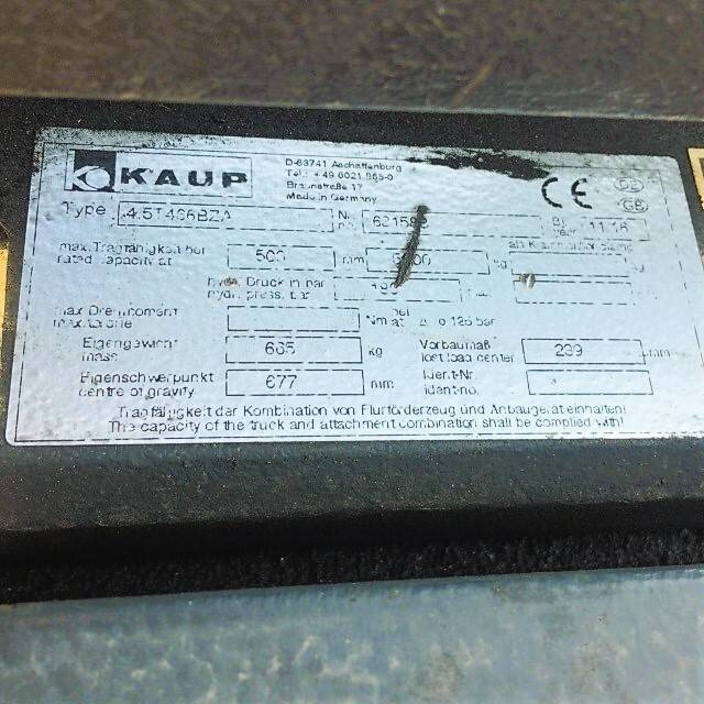 Kaup Fork positioner with separate sideshift - Accessoire: photos 1 Kaup Fork positioner with separate sideshift - Accessoire: photos 1