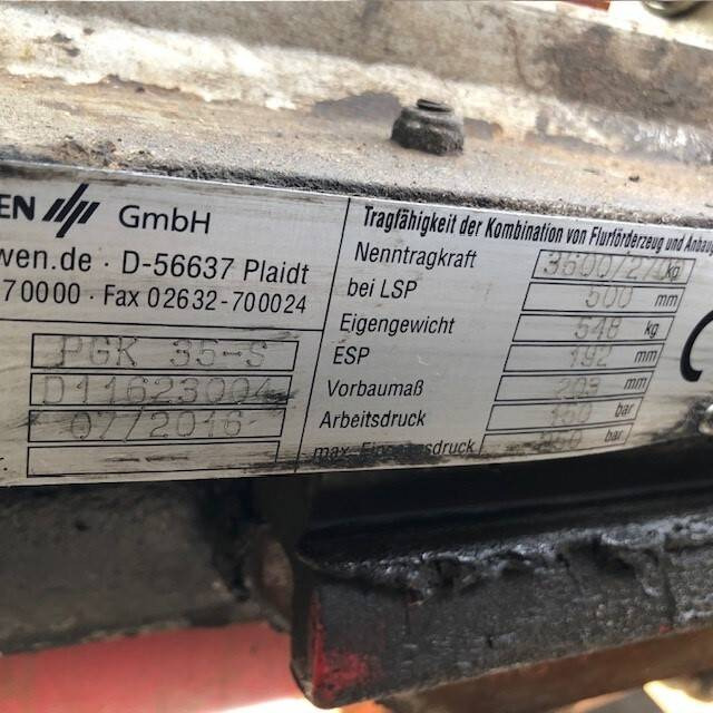Dürwen Fork clamp with separate side shift - Pinces: photos 5 Dürwen Fork clamp with separate side shift - Pinces: photos 5