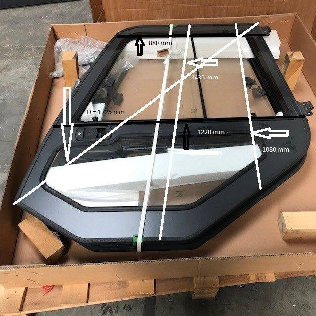 Set of right and left for Komatsu - Portière et pièces pour Matériel de manutention: photos 3 Set of right and left for Komatsu - Portière et pièces pour Matériel de manutention: photos 3