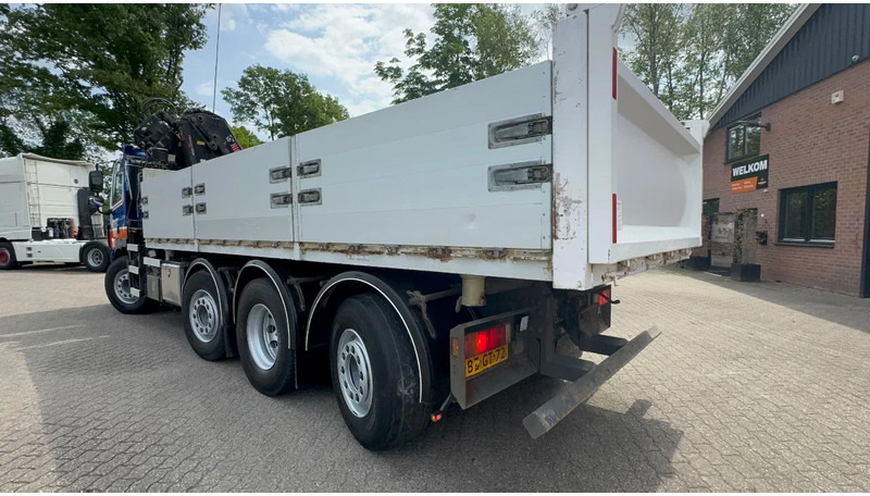 Camion benne, Camion grue DAF CF 85.360 8X2 3 Zijdige kipper HIAB 16 t/m kraan AHK Top condition: photos 20