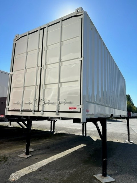 Krone Stahl-Wechselkoffer 7.45m BDF mit Portaltüren - Lack neu - Carrosserie fourgon: photos 1 Krone Stahl-Wechselkoffer 7.45m BDF mit Portaltüren - Lack neu - Carrosserie fourgon: photos 1