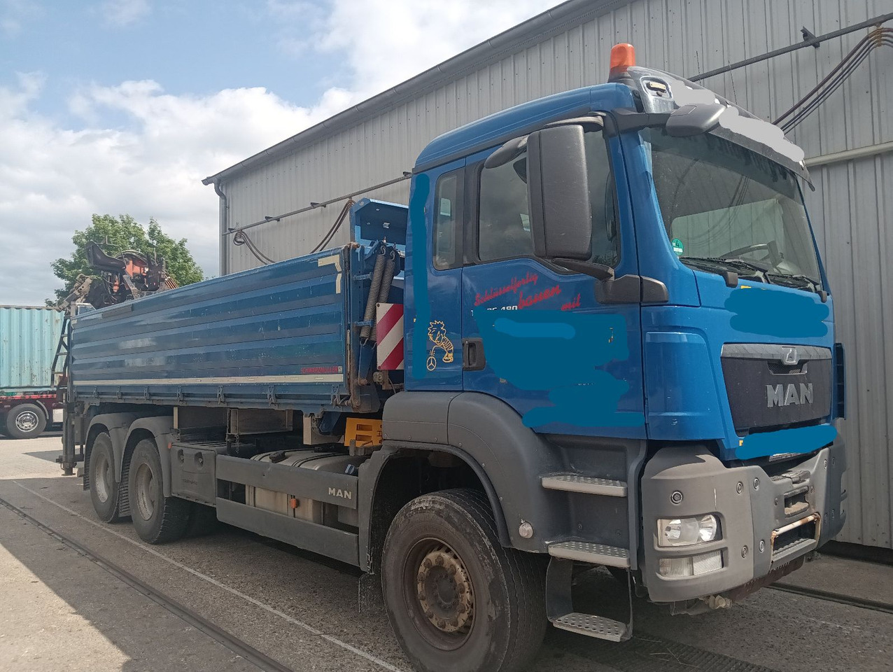 MAN TGS 26:480 6x4 BL ATLAS 240.2E-A4 3-S-Kipper - Camion benne, Camion grue: photos 1 MAN TGS 26:480 6x4 BL ATLAS 240.2E-A4 3-S-Kipper - Camion benne, Camion grue: photos 1