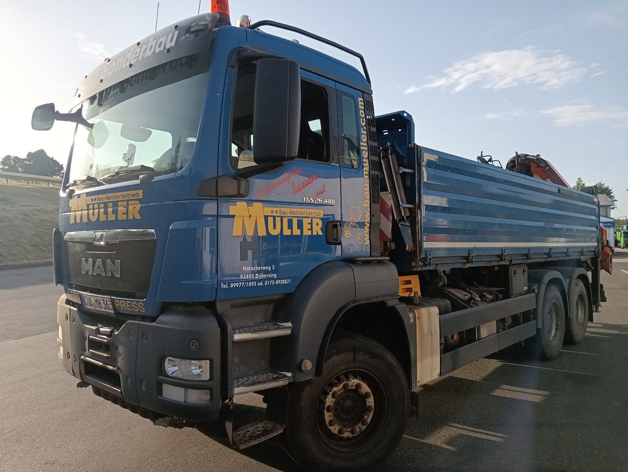 MAN TGS 26:480 6x4 EURO5 ATLAS 240.2E-A4 3-S-Kipper - Camion benne, Camion grue: photos 4 MAN TGS 26:480 6x4 EURO5 ATLAS 240.2E-A4 3-S-Kipper - Camion benne, Camion grue: photos 4