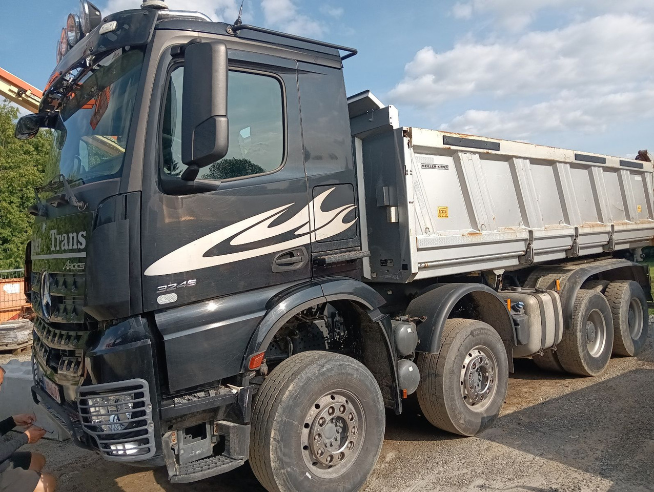 Mercedes-Benz AROCS 3246 8x4 MEILLER 3-Seiten Bordmatic SCHALT - Camion benne: photos 1 Mercedes-Benz AROCS 3246 8x4 MEILLER 3-Seiten Bordmatic SCHALT - Camion benne: photos 1