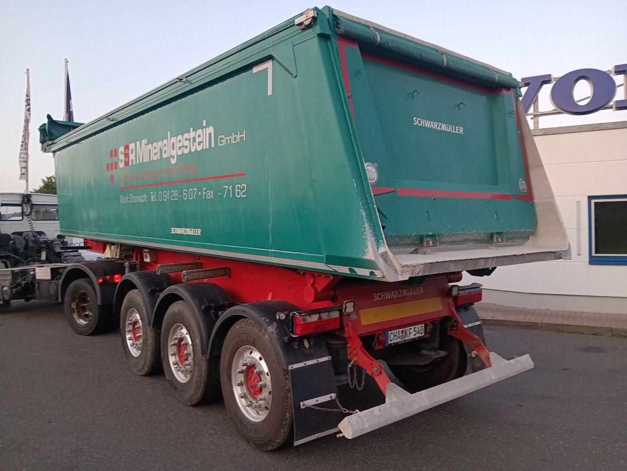 Schwarzmüller 3-A Alumulde ALCOA 27m3 SAF Lift 5,4t el.Verdeck - Semi-remorque benne: photos 1 Schwarzmüller 3-A Alumulde ALCOA 27m3 SAF Lift 5,4t el.Verdeck - Semi-remorque benne: photos 1