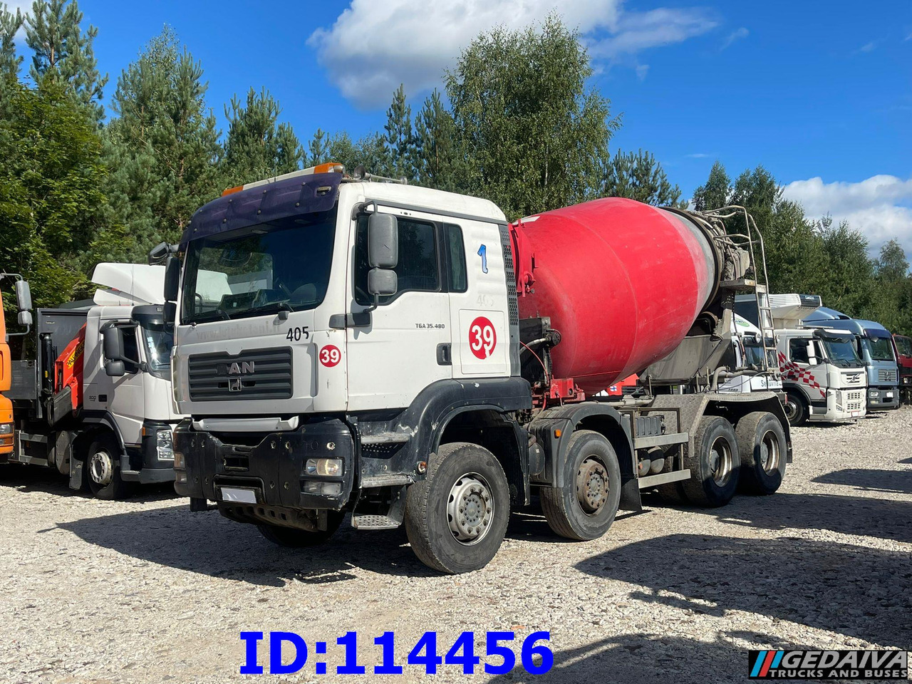 MAN TGA 35.480 8X4 8m3 Manual - Camion malaxeur: photos 1 MAN TGA 35.480 8X4 8m3 Manual - Camion malaxeur: photos 1