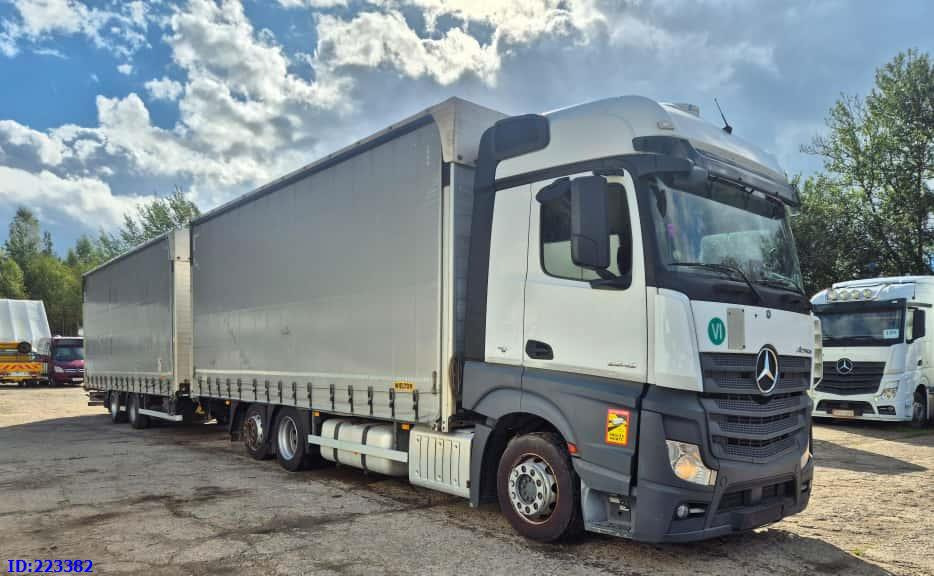 MERCEDES-BENZ Actros 2542 6x2 Euro6 + Wielton trailer - Camion à rideaux coulissants: photos 4 MERCEDES-BENZ Actros 2542 6x2 Euro6 + Wielton trailer - Camion à rideaux coulissants: photos 4