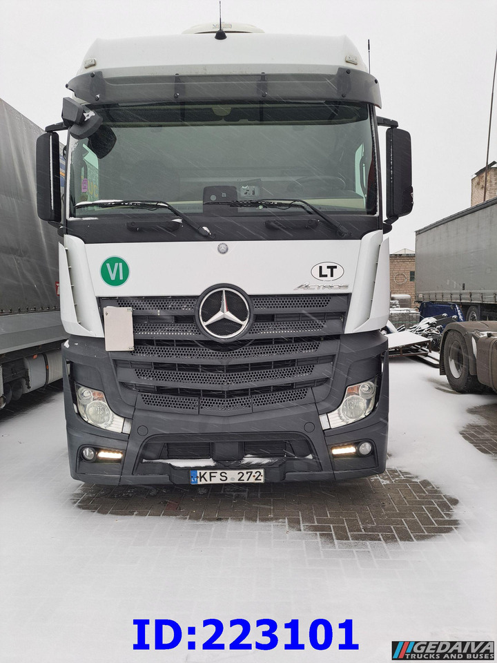 MERCEDES-BENZ Actros 2542 6x2 Euro6 + trailer - Camion à rideaux coulissants: photos 2 MERCEDES-BENZ Actros 2542 6x2 Euro6 + trailer - Camion à rideaux coulissants: photos 2