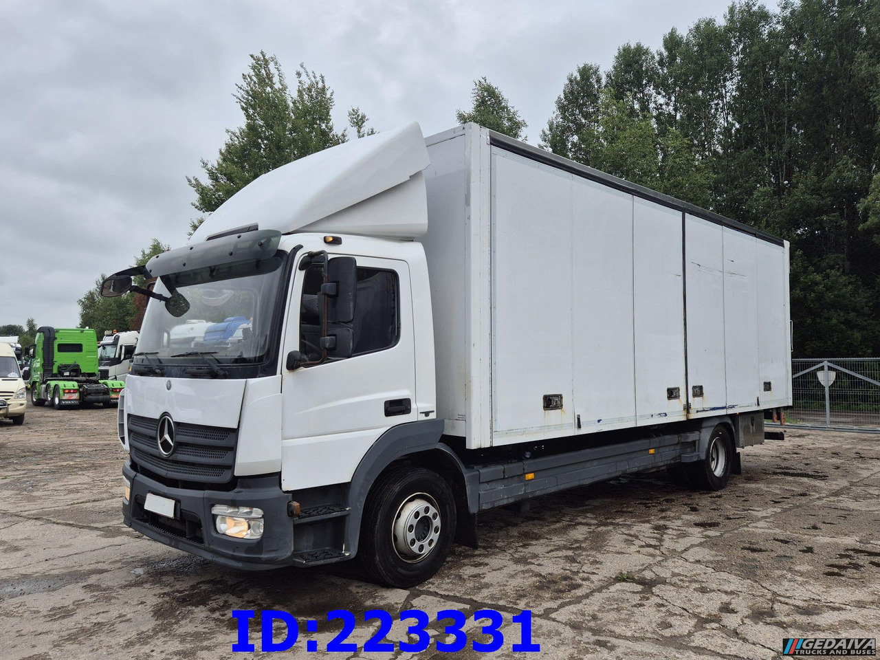 MERCEDES-BENZ Atego 1224 Euro6 (Open side box) - Camion isothermique: photos 1 MERCEDES-BENZ Atego 1224 Euro6 (Open side box) - Camion isothermique: photos 1